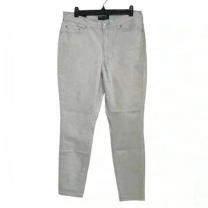 Banana Republic silver skinny cords sz 10